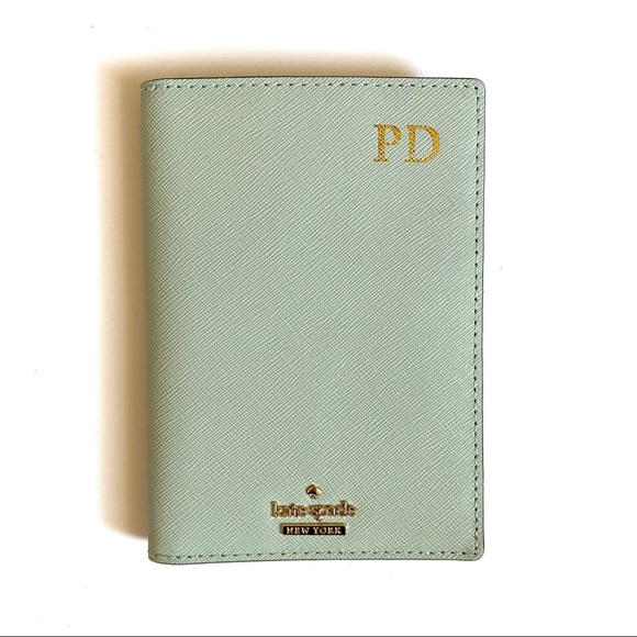 kate spade Accessories - Kate Spade Mint Green Passport Cover